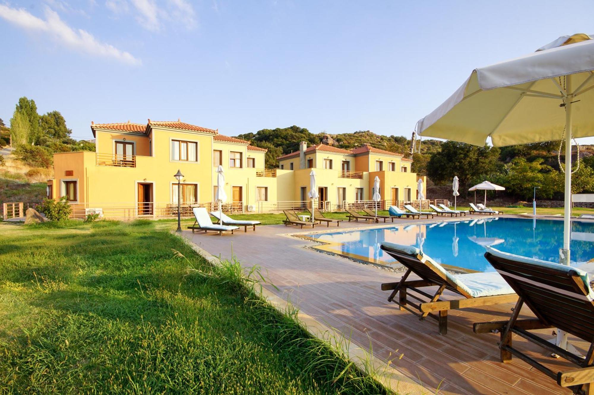 מית'ימנה Molivos Sunset Apartments מראה חיצוני תמונה